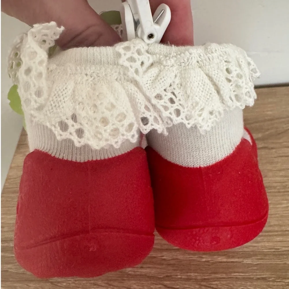 NWT Attipas Baby Walking Shoes‎ Ballet Red Size 6.5 for 2 Year Old Girl Toddler